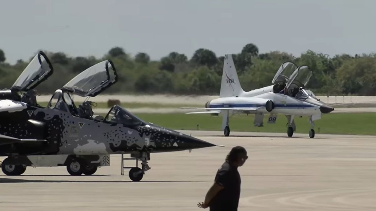 Supersonic speed, precision engineering. These sleek Northrop T-38 Talon twin-engine jets are Nasa&acirc;€™s ultimate training platforms, designed to keep astronauts sharp, responsive, and ready for the extreme challenges of high-performance flight and deep-space missions. (Photo: Nasa via X/@Ryan Caton)