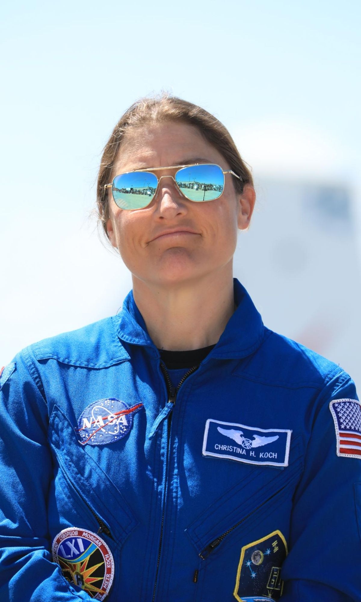 Christina Koch holds the record for the longest single spaceflight by a woman at 328 days and is now set to become the first woman to travel to the Moon's vicinity aboard Nasa's Orion spacecraft. (Photo: Nasa)