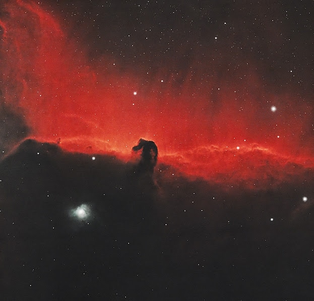 The Horsehead Nebula, as seen from Pench Tiger Reserve. (Photo: Abhishek Pawse)