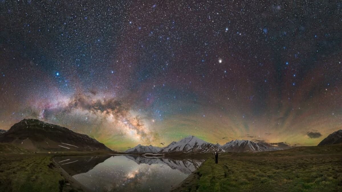 The night sky above Hanle Dark Sky Reserve in Ladakh is so dark that the Milky Way casts faint shadows on the ground (Photo: Dorje Angchuk)