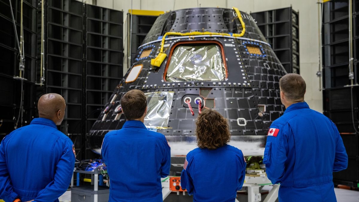 The Artemis-II crew will follow a free-return trajectory around the Moon, travelling farther than any human has ever been, before splashing down in the Pacific Ocean. (Photo: Nasa)