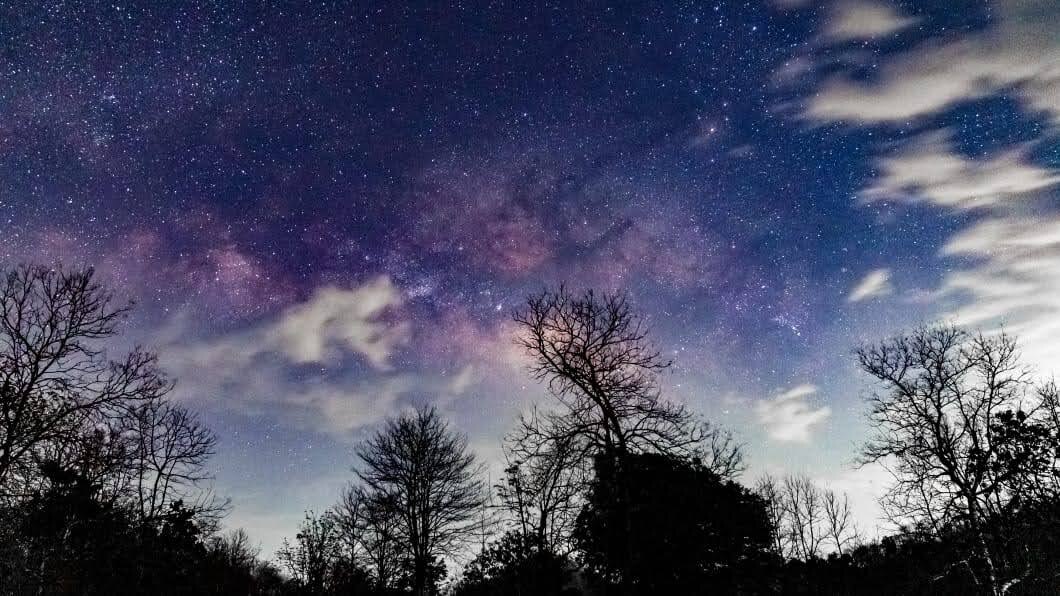 Clouds drift across a star-filled sky above Pench Tiger Reserve in Maharashtra, India's first International Dark Sky Park. (Photo: Special arrangement/Pench Tiger Reserve)