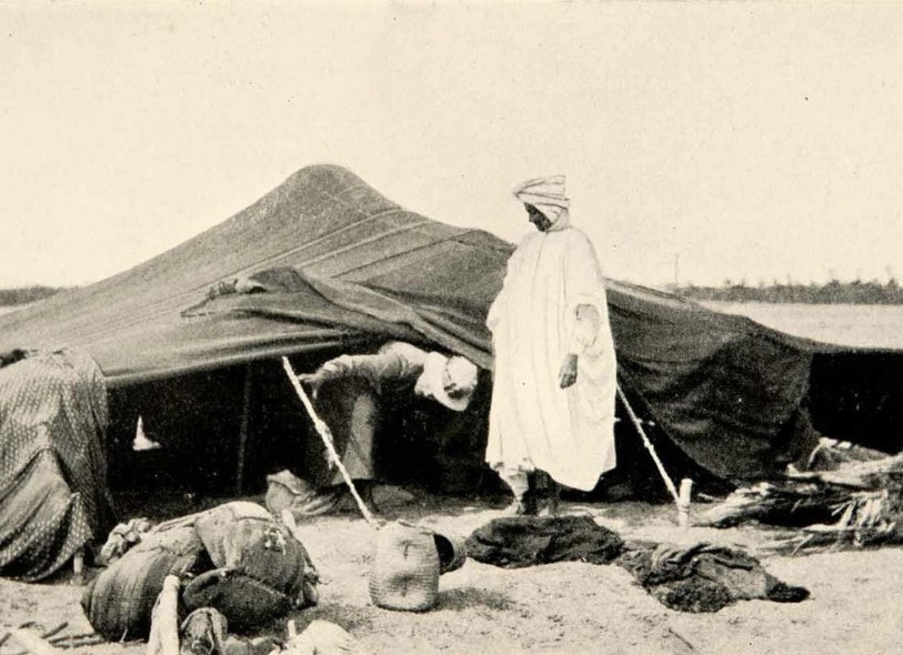 Traditional Bedouin tents like these served as a desert houses in the United Arab Emirates. (Image: Social Media)