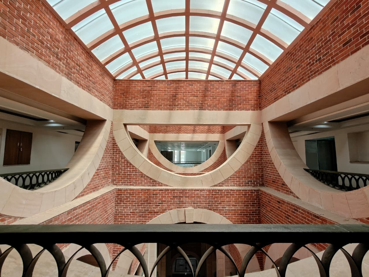 The architecture of the main building