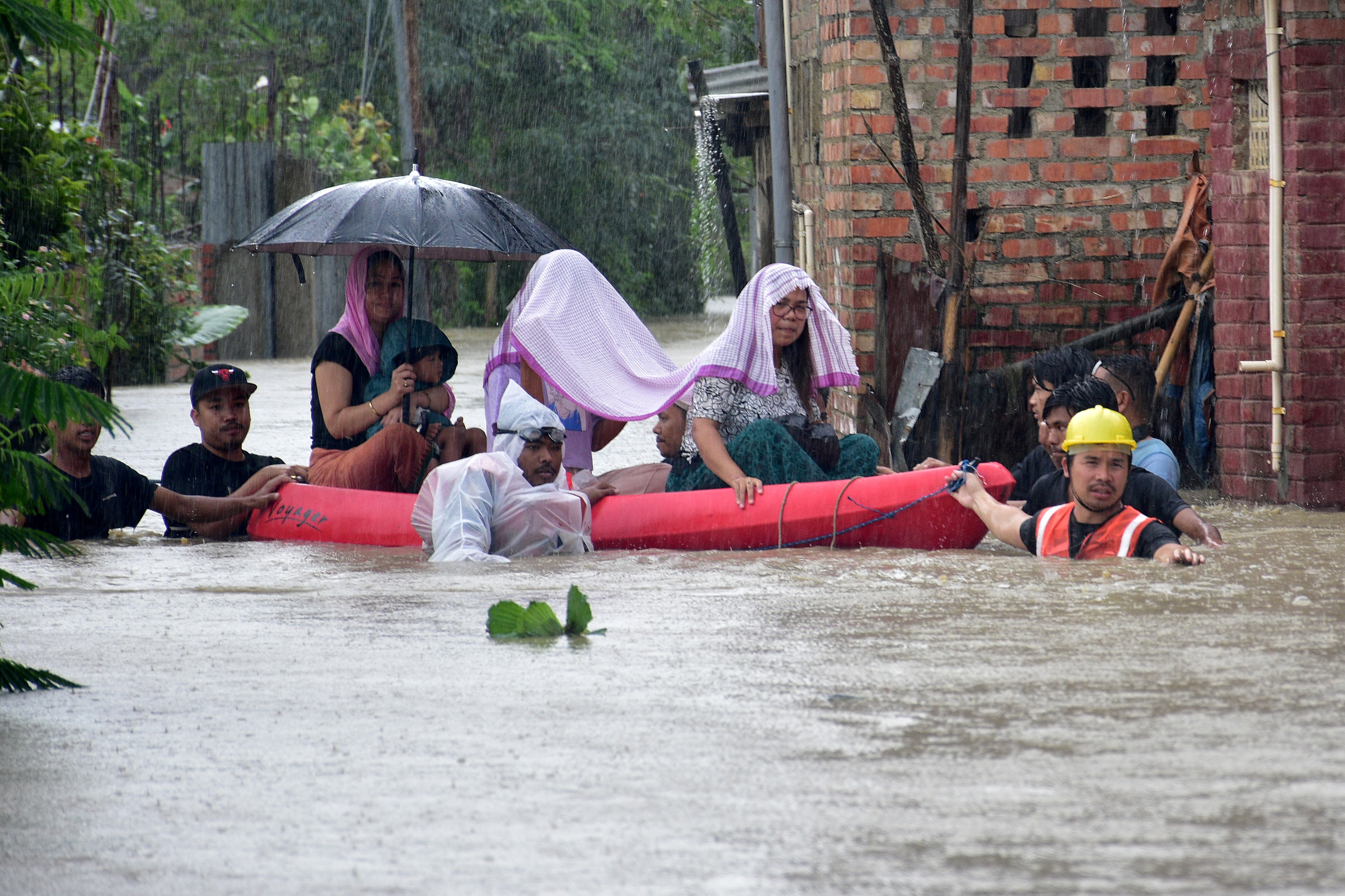  Flooded streets after days of heavy pre-monsoon rain. (Photo: Reuters)
