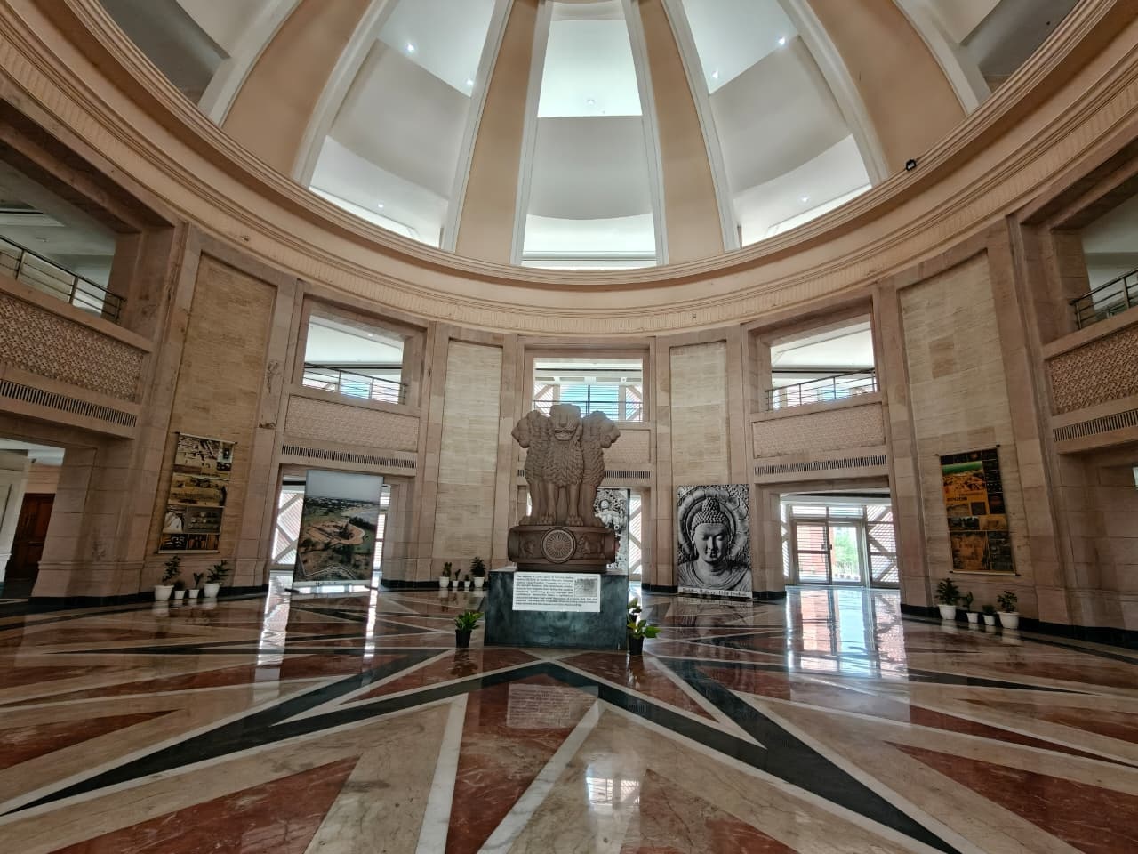 The main entrance area of the building