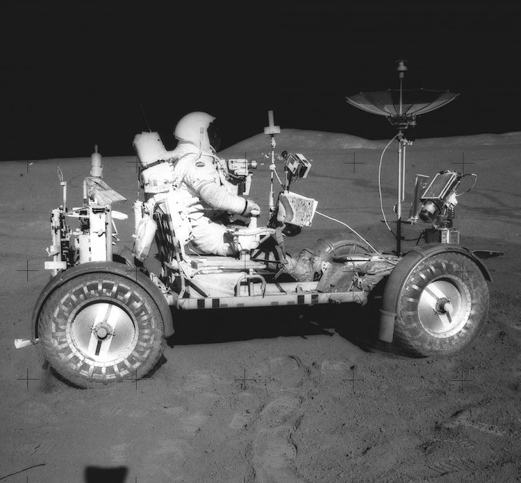 The Apollo 15 mission marked the first time a lunar rover was deployed on the moon.