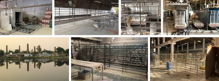 Interiors of a few of Khurja's ceramic units are wearing a deserted look. The factory assembly lines lie empty. Finished goods are left in the godown amid a weak demand. (Image: Meenal Sharma)