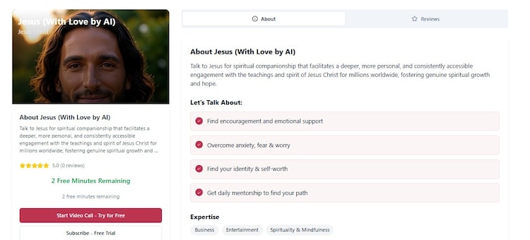 AI jesus