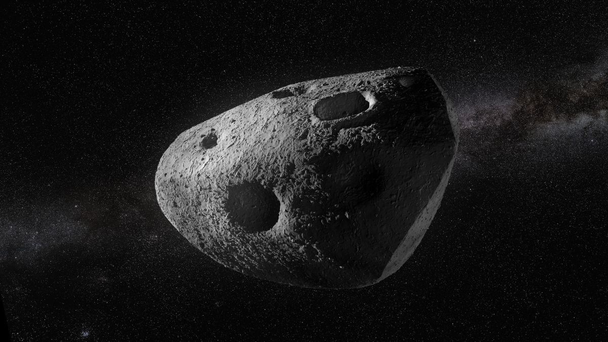 In 2029, an asteroid larger than the Eiffel Tower, and named after Egypt's god of chaos, will pass closer to Earth than our own satellites, and you might be able to see it without a telescope. (Photo: Esa)