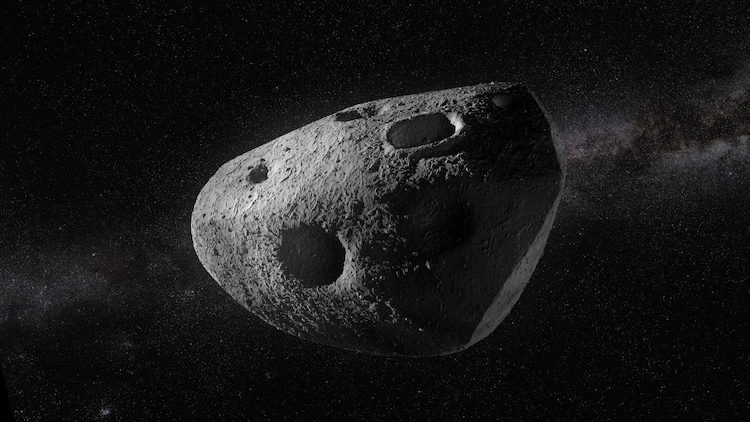 In 2029, an asteroid larger than the Eiffel Tower, and named after Egypt's god of chaos, will pass closer to Earth than our own satellites, and you might be able to see it without a telescope. (Photo: Esa)