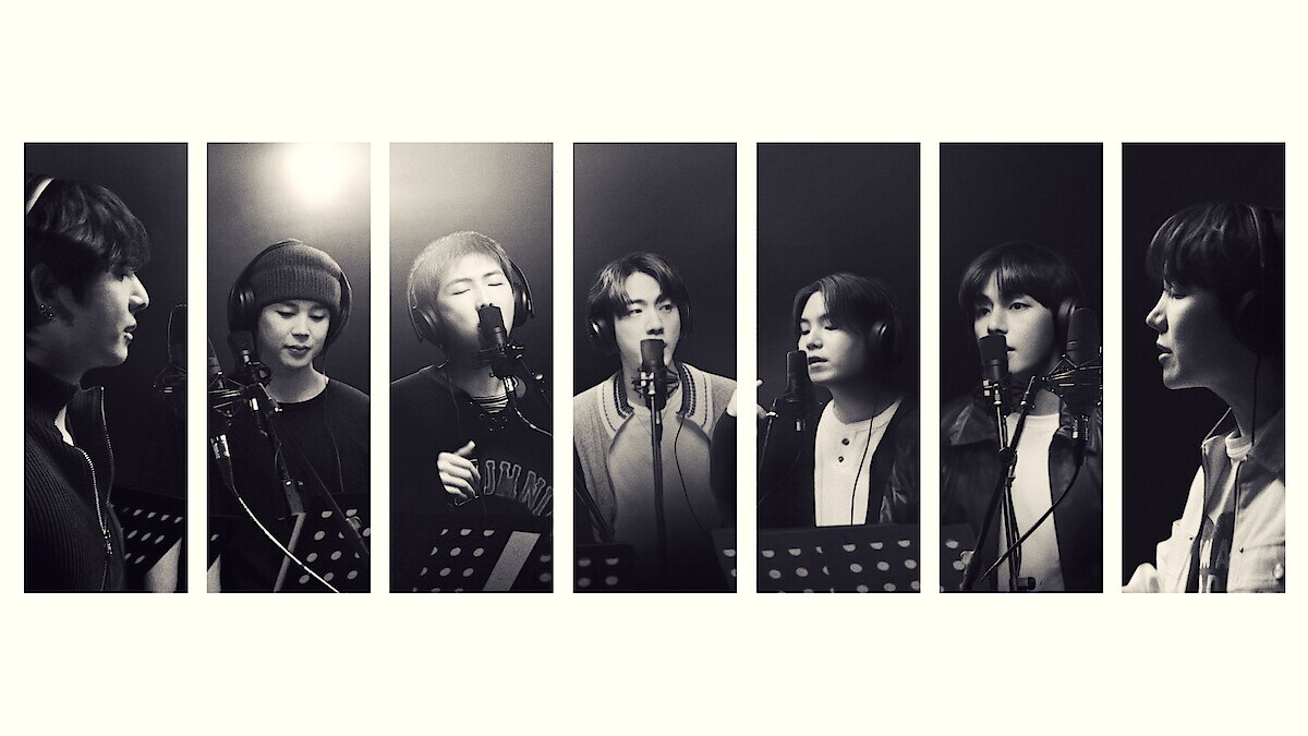 In Pic: BTS members recording Arirang album in LA. Credit: Netflix
