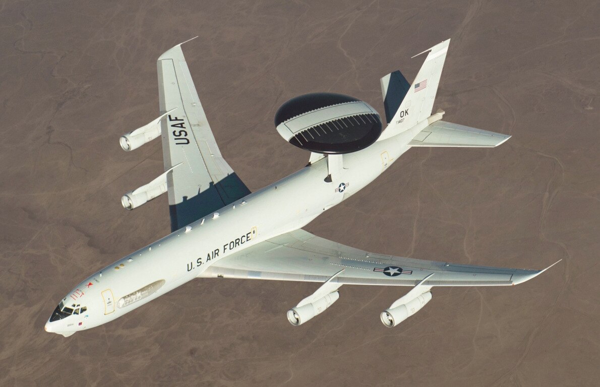 An E-3 Sentry airborne early warning aircraft, whose replacement costs up to $700 million a unit. (Image: US Air Force)