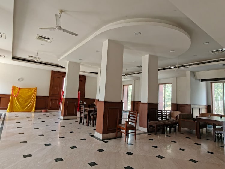 The ground floor of the hostel