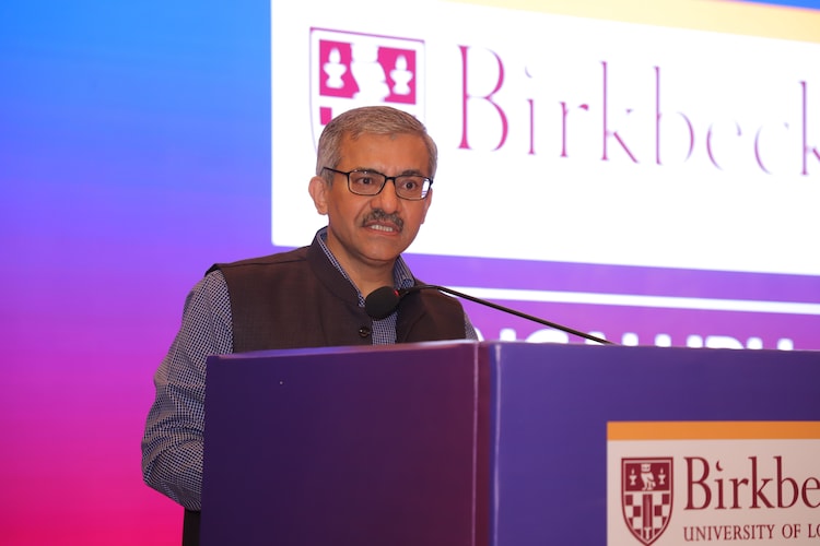 Vineet Joshi, Chairman of UGC speaking at the launch event