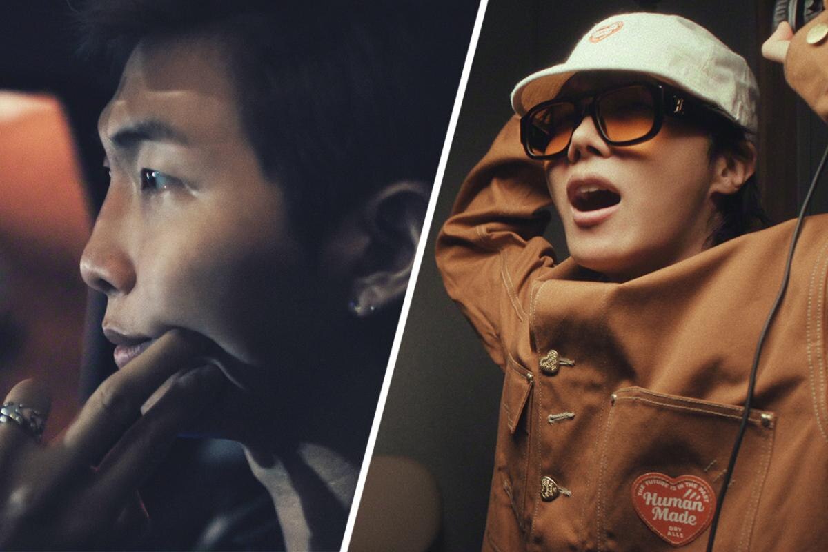 BTS members RM and j-hope from Netflix documentary