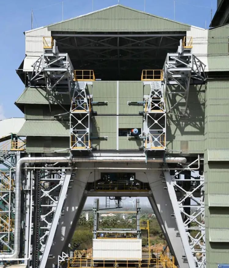 Isro's cryogenic engine test facility. The experience gained from testing cryogenic stages for the LVM3 forms the technical foundation for the more complex propulsion systems Soorya will demand. (Photo: Isro)