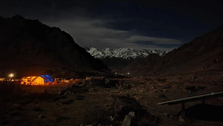 The isolated habitat in Ladakh provides a near-space environment to test crew resilience against hypoxia and low temperatures at an altitude of 3,500 meters. (Photo: Isro)