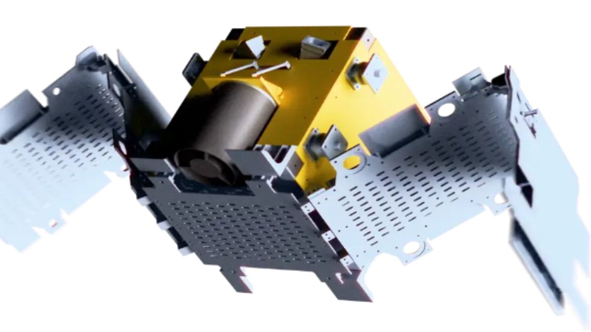 Onboard AI processing allows the satellite to think while in orbit. (Photo: GalaxEye)