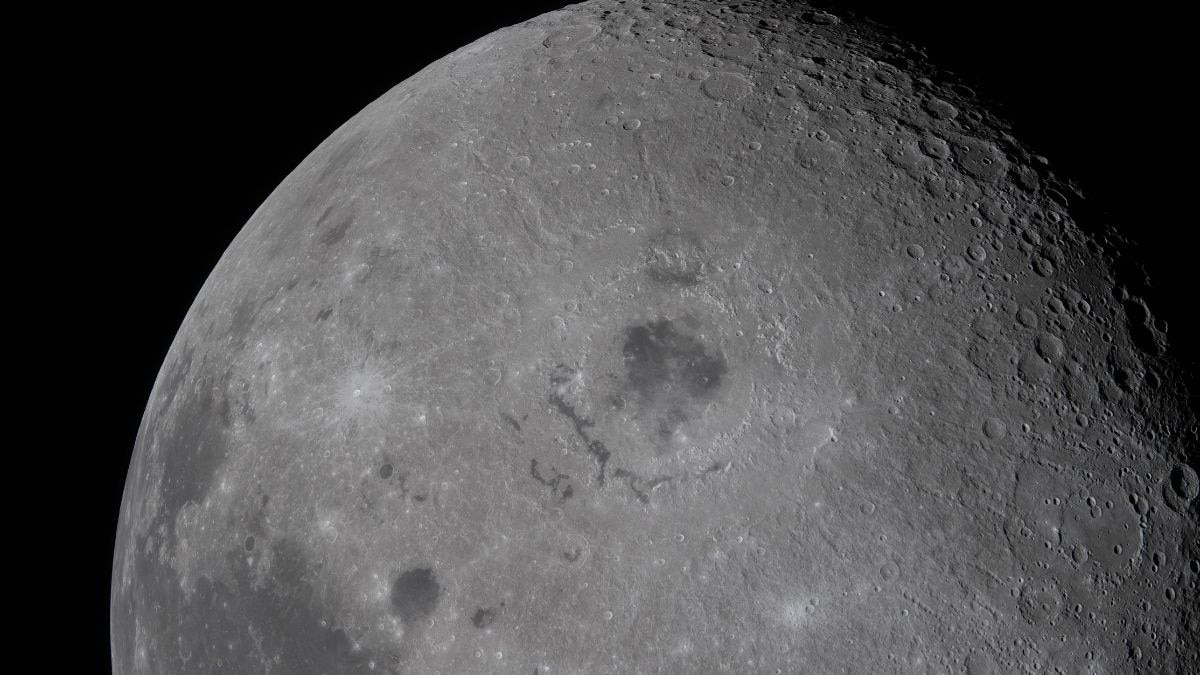 The Moon's mysterious far side, captured by the Artemis 2 crew from the Orion spacecraft. (Photo: Nasa)