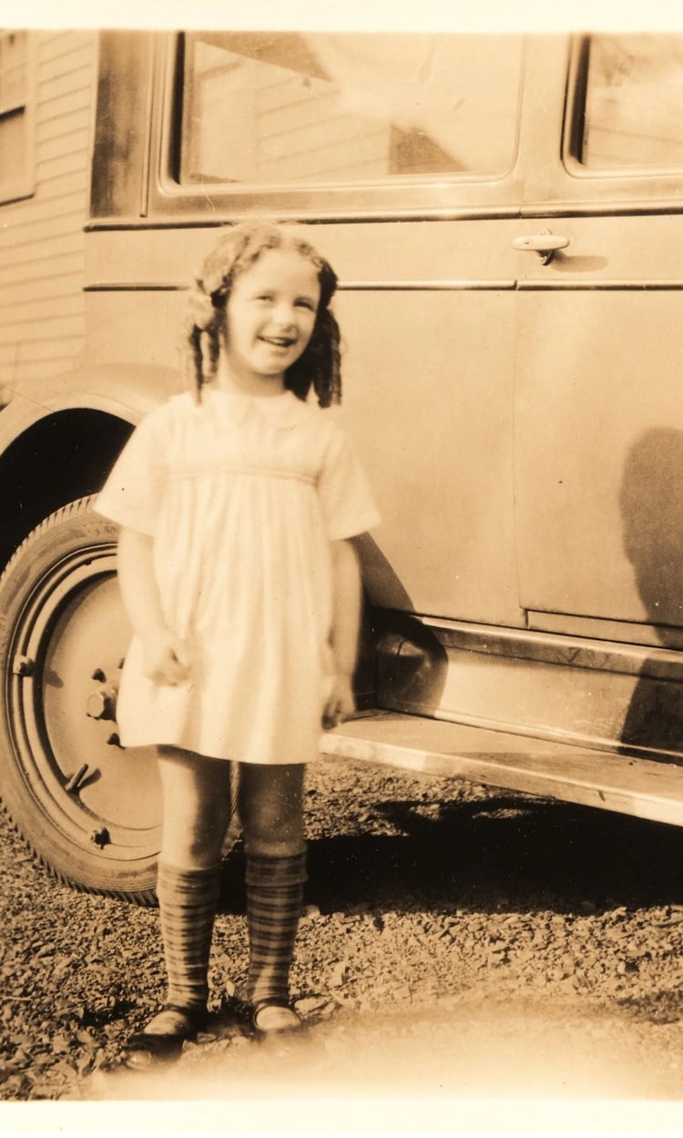Nancy Grace Roman as a young child. She attributed her love for space to her childhood, when she took walks in nature with her mother. (Photo: Nasa)