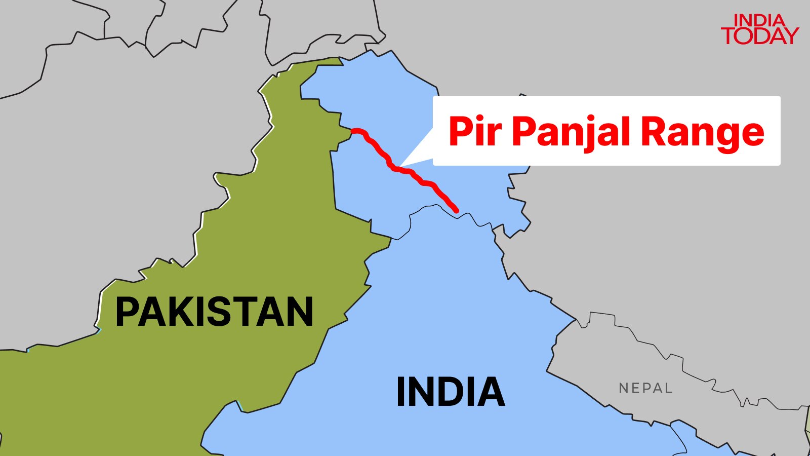 Pahalgam terror attack pir Panjal Range