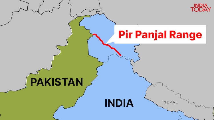 Pahalgam terror attack pir Panjal Range