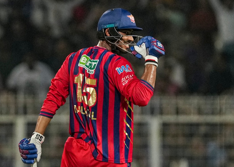 Mukul flipped the game in favour of LSG, when KKR were looking favourites for the win. (Photo: PTI)