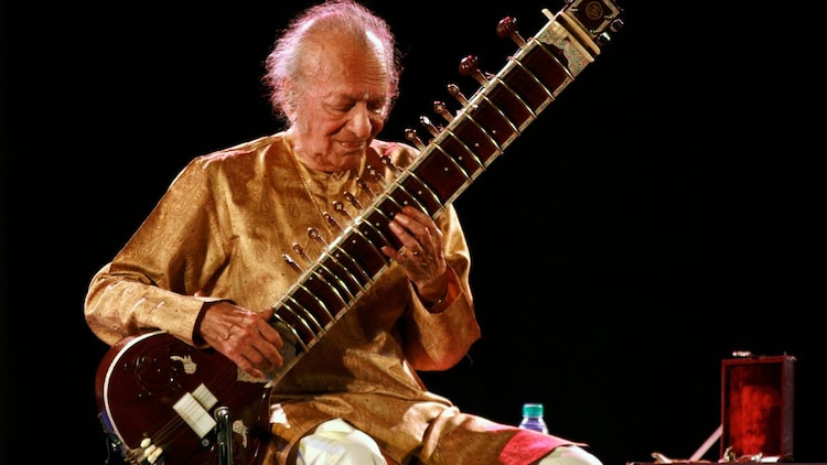 Pandit Ravi Shankar at the Monterey Pop Festival in 1967, where a rock audience encountered the sitar for the first time and sat in complete silence. (Photo: Reuters)