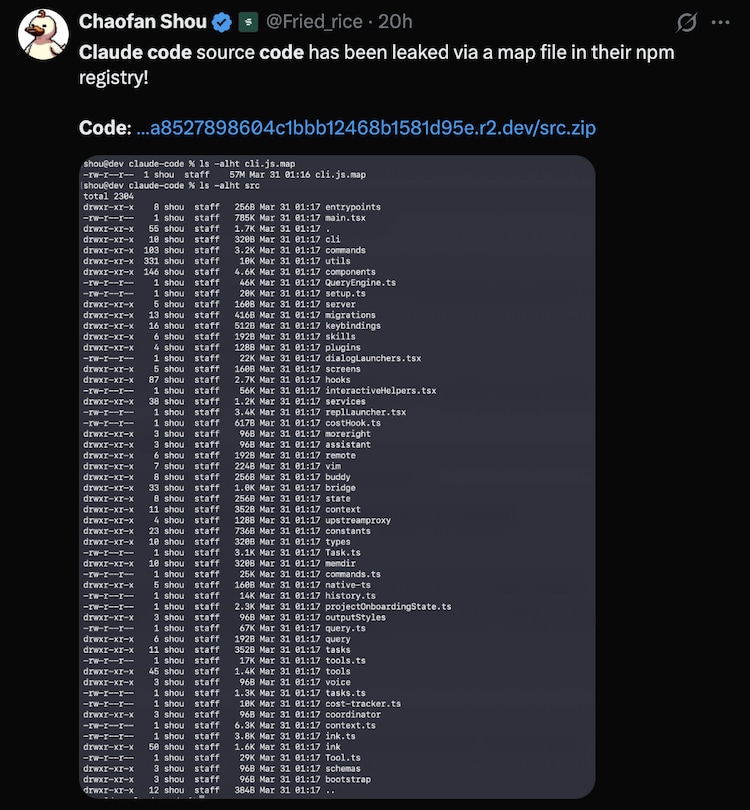 Claude Code leaked