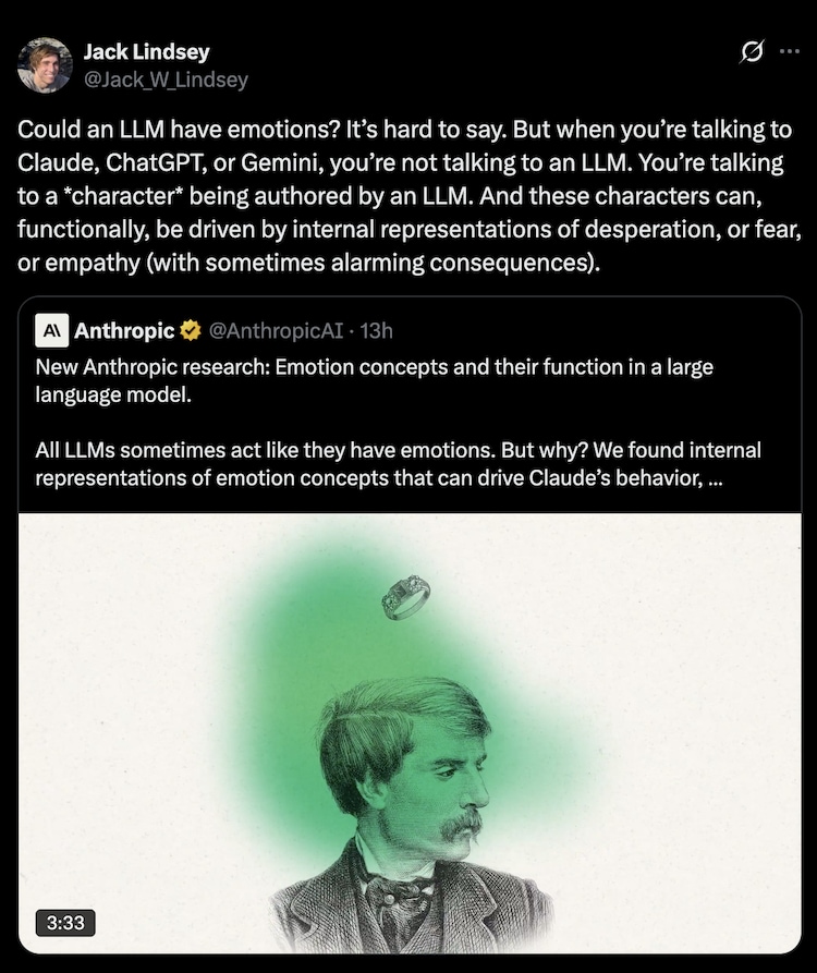 Claude feels emotions?