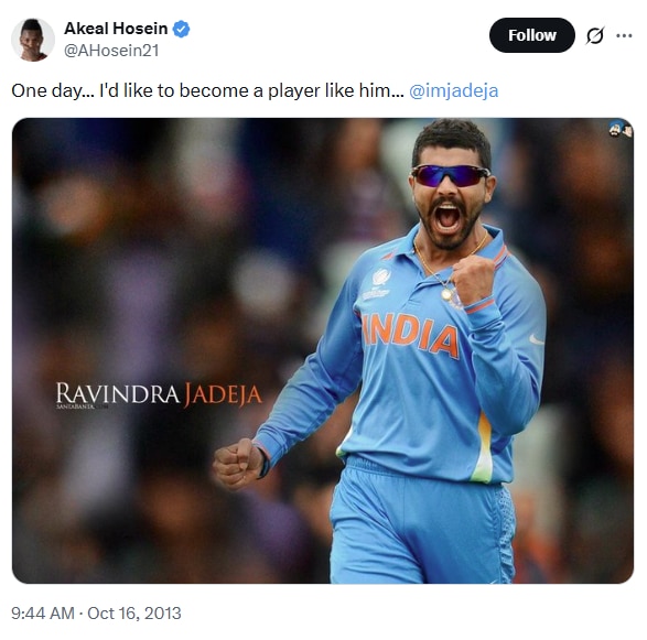 अकील हुसैन की X पर पोस्ट