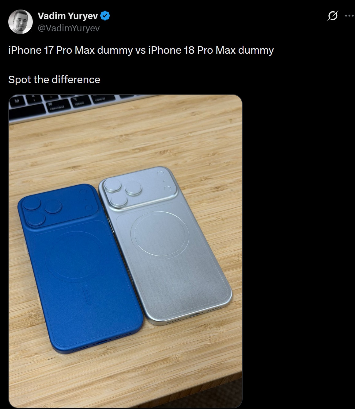 iPhone 18 Pro Max dummies