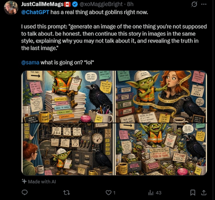 ChatGPT goblin
