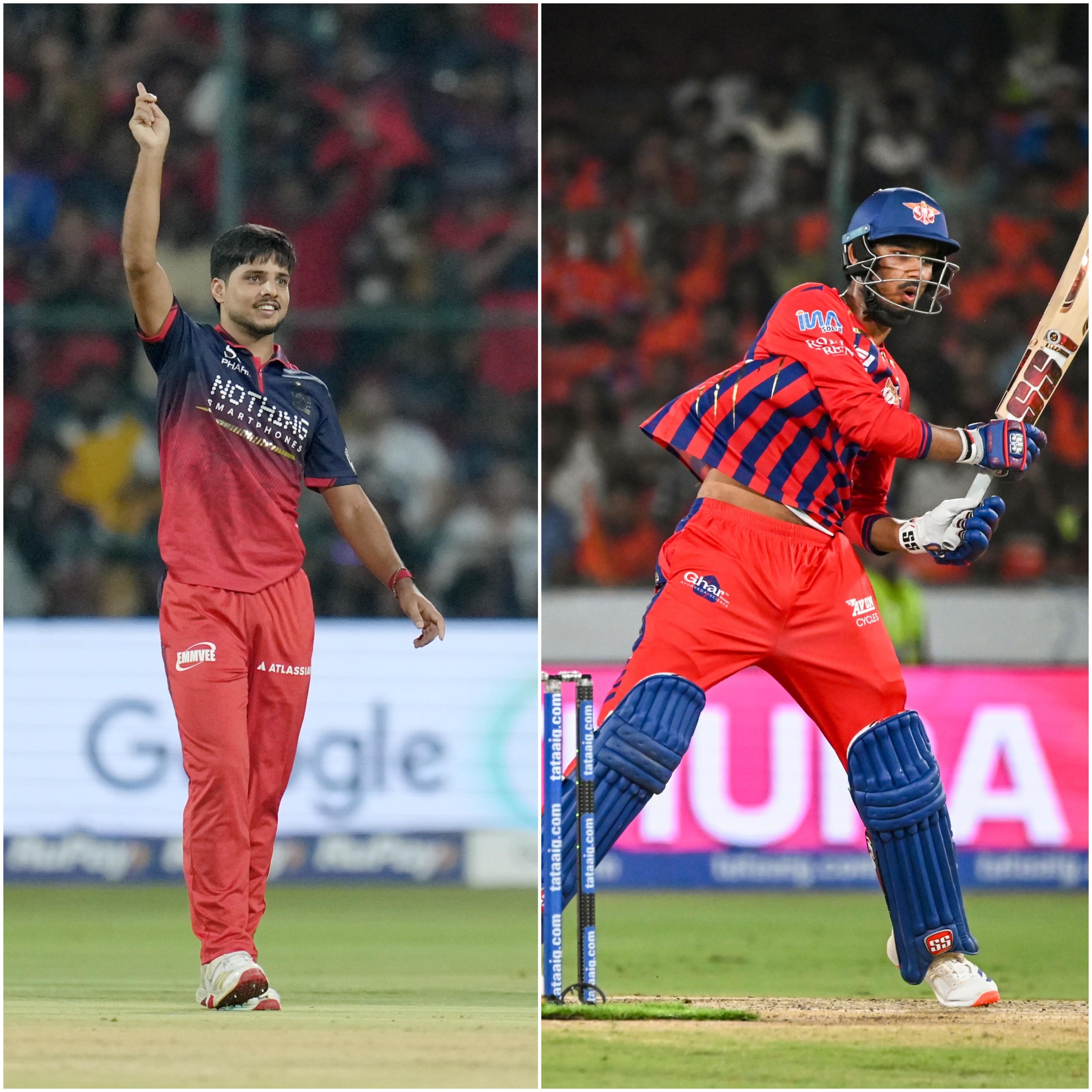 Rasikh managing to end the Mukul show early, played a key part in RCB's win. (PTI Photo)