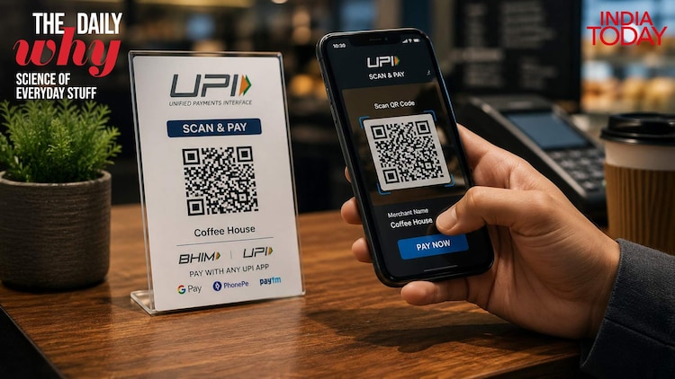 India processes over 18 billion UPI transactions every month, all of them moving through a square of ink on paper that contains some of the most elegant applied mathematics in existence. (Photo: Radifah Kabir/India Today)