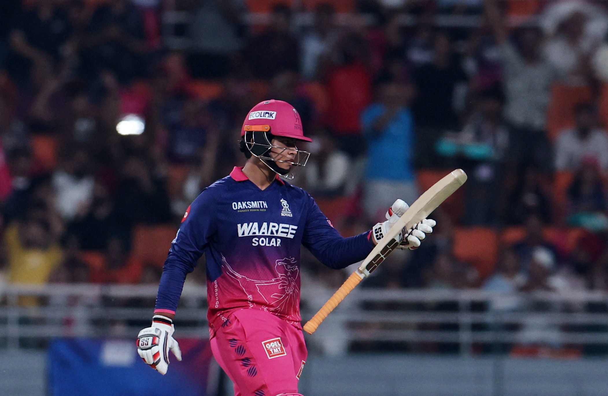 The 15-year-old Vaibhav Sooryavanshi made it a long night for SRH bowlers on Wednesday. (Reuters Photo)