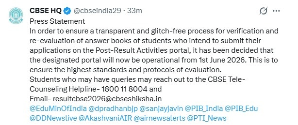 (Photo: SS/X/CBSE)