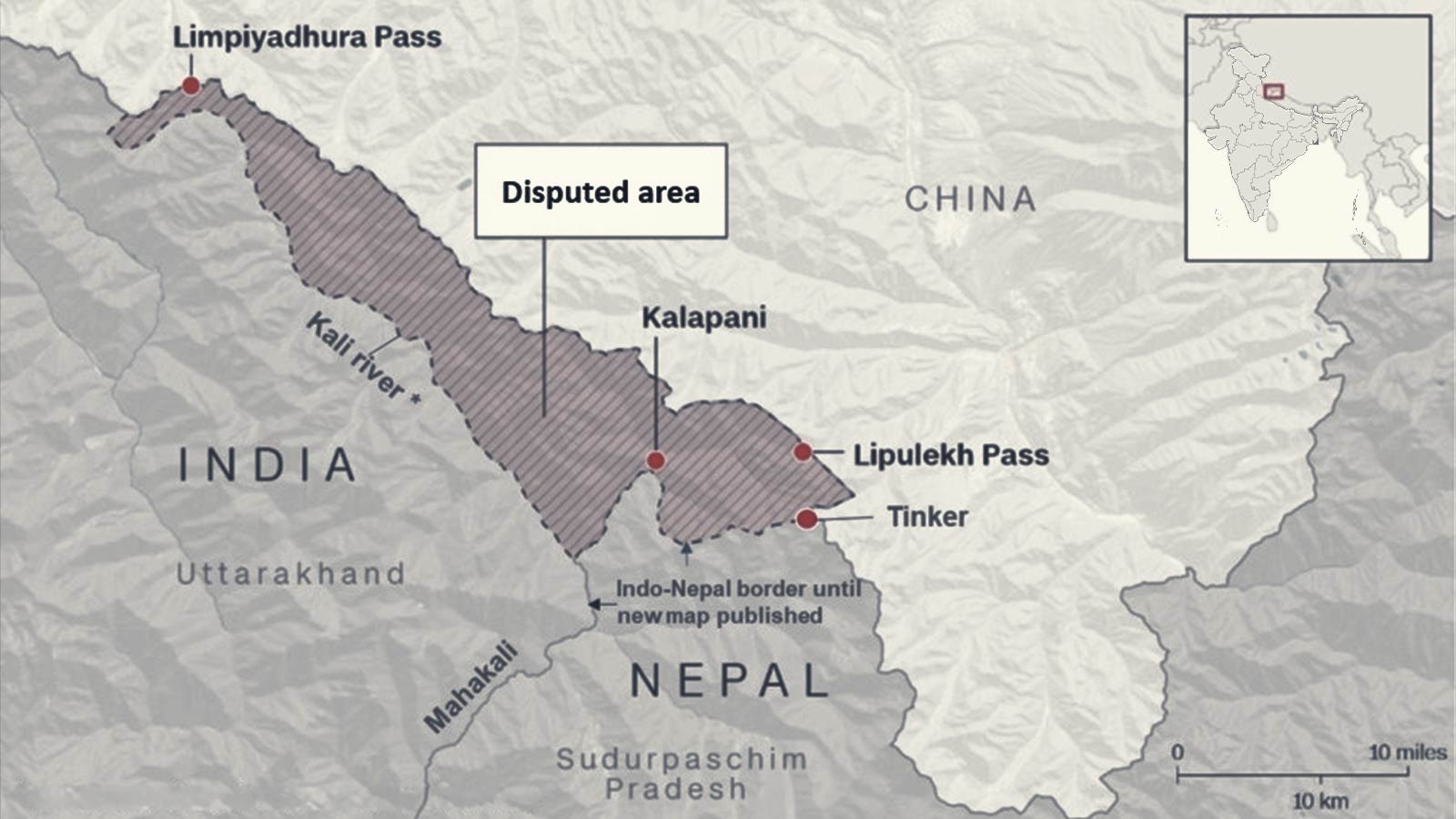 Kailash Mansarovar Yatra, Lipulekh Pass, India Nepal border dispute, Nepal territorial claim, Kalapani, Limpiyadhura, Kali river origin, Treaty of Sugauli, India China pilgrimage route, Uttarakhand Tibet corridor