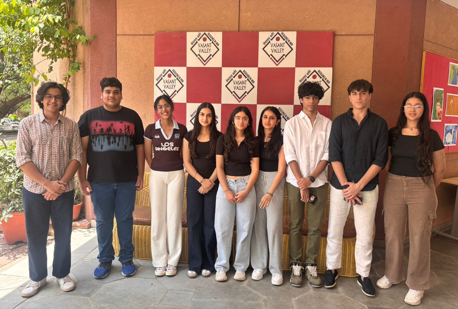 Toppers from Vasant Valley school