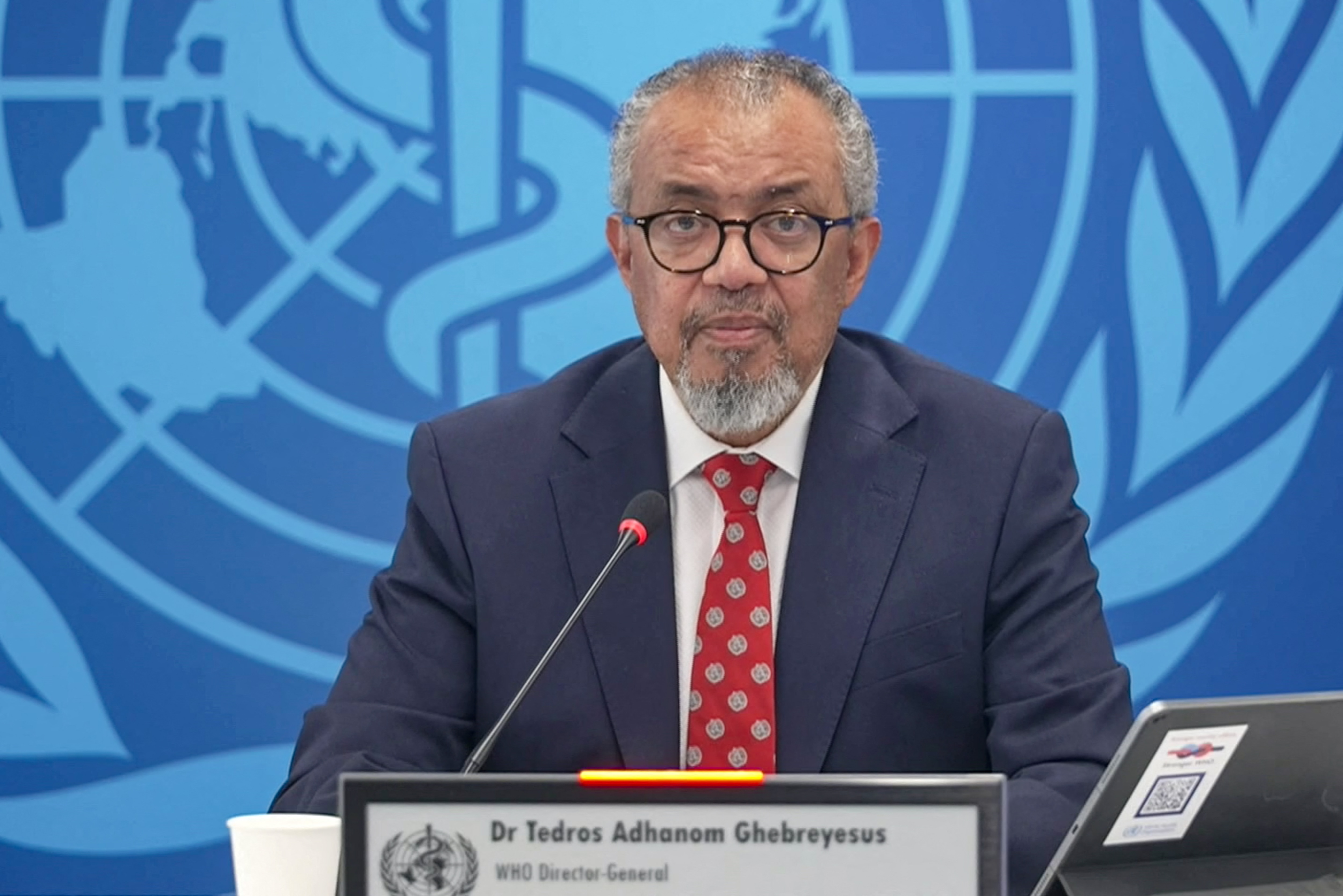 WHO chief Tedros Adhanom Ghebreyesus 