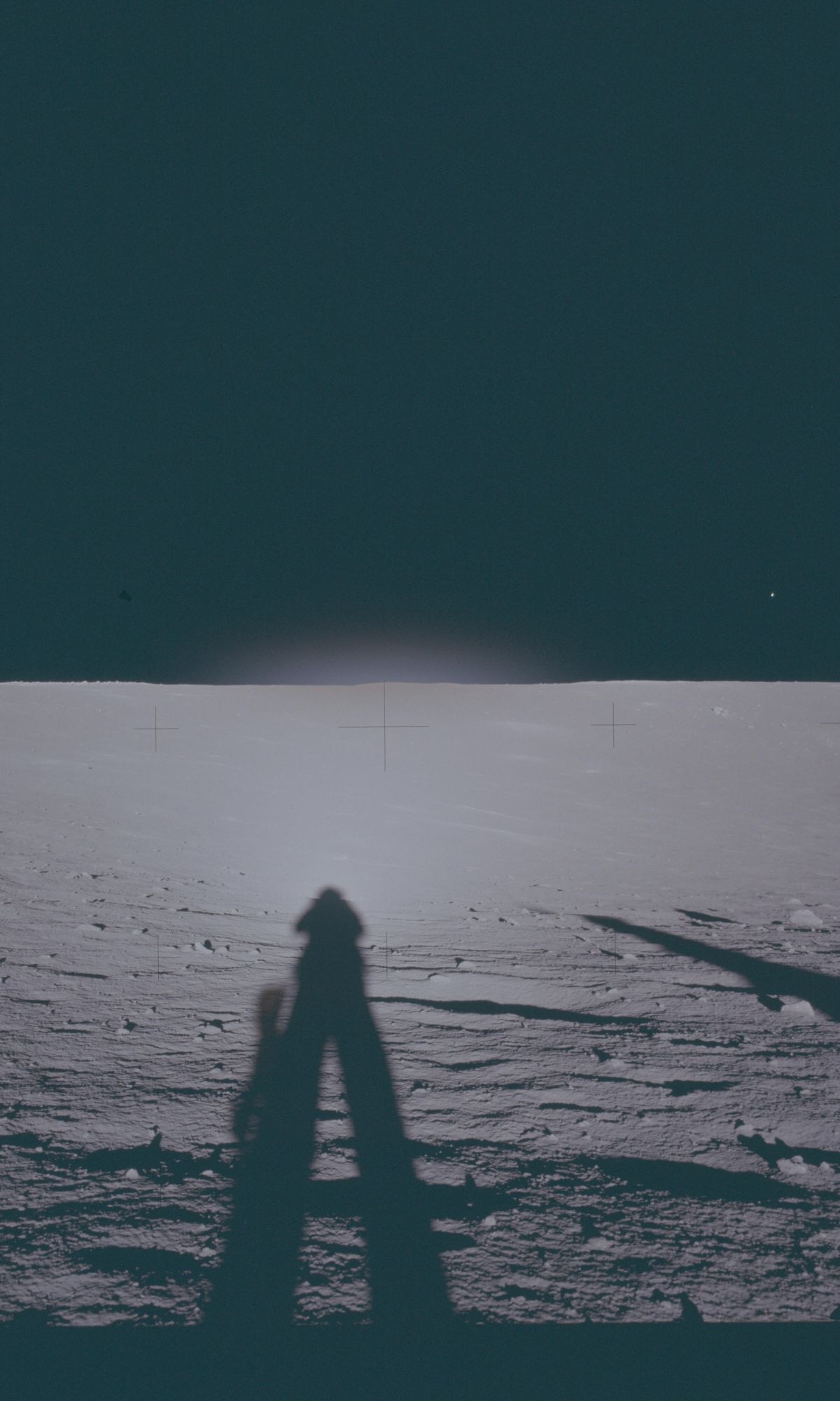 Astronaut Pete Conrad stands on the Moon next to the lunar lander during the Apollo 12 mission in November 1969. This photo has been publicly available in Nasa's archives for decades. (Photo: Nasa/Johnson Space Center)