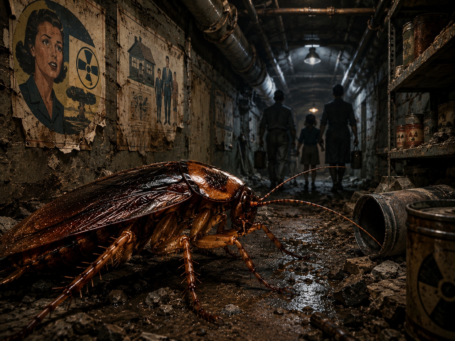 cockroach myth, nuclear war, can cockroaches survive nuclear war, radiation survival, Hiroshima, Cold War, cockroaches, apocalypse myths, science facts