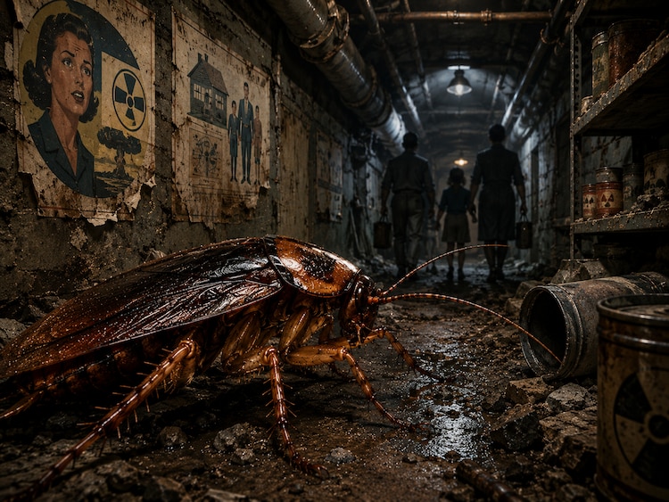 cockroach myth, nuclear war, can cockroaches survive nuclear war, radiation survival, Hiroshima, Cold War, cockroaches, apocalypse myths, science facts