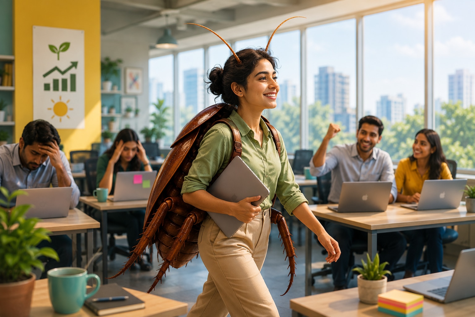 The cockroach employee