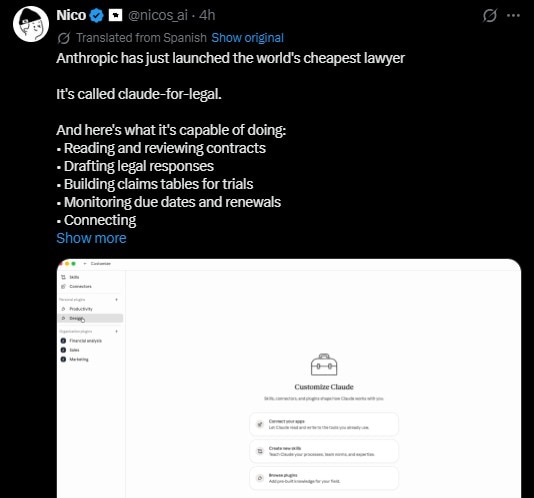 Claude legal