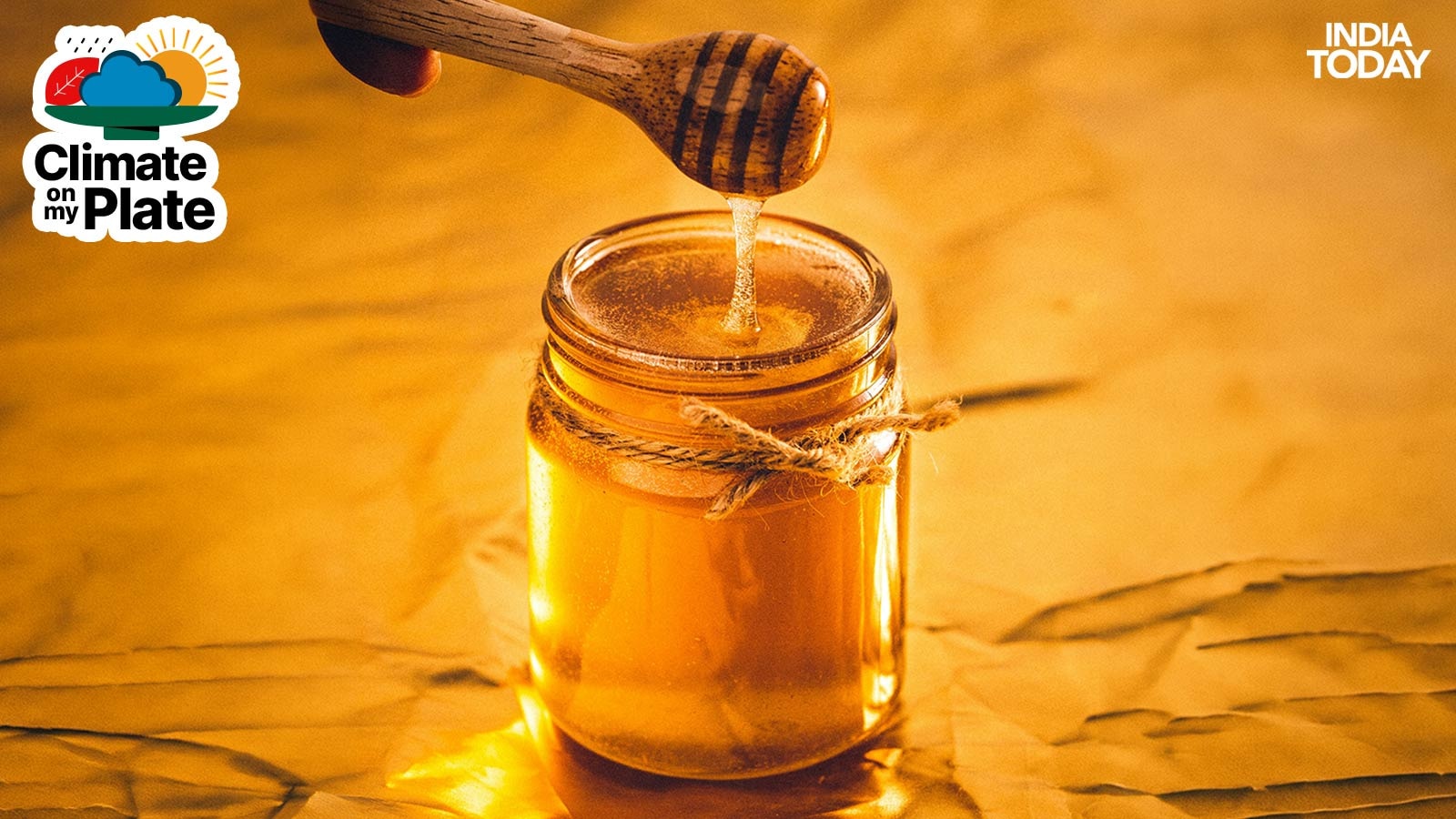 The colour, aroma, and viscosity of honey reflect the specific mix of flowers the colony visited, a profile that is changing as climate shifts which plants bloom, when, and how much nectar they offer. (Photo: Unsplash)