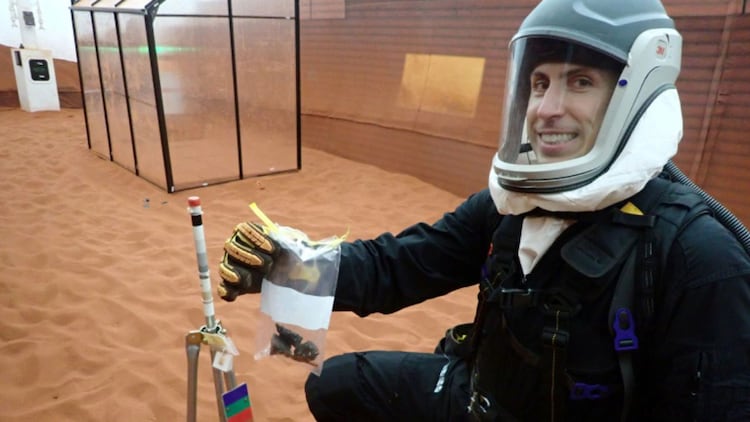 Four Nasa volunteers cross 200 days inside a fake Mars habitat on Earth ...