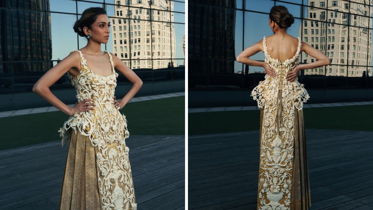 Diya Mehta Jatia in a custom Mayyur Girotra ensemble | Photos: Instagram