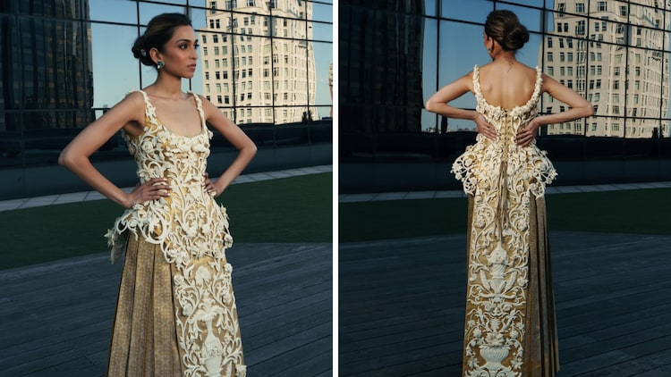 Diya Mehta Jatia in a custom Mayyur Girotra ensemble | Photos: Instagram